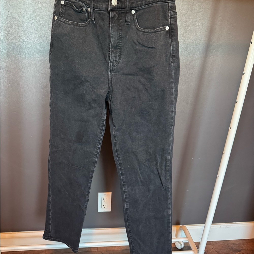 Madewell classic straight Jean 28t